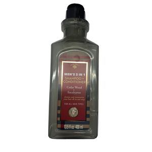 Bolero Men’s 2 In 1 Shampoo & Conditioner Cedar Wood & Eucalyptus-1ea 13.5oz